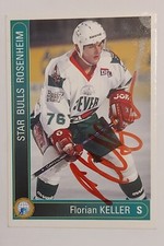 1994-95 German DEL #386 In Person Auto Florian Keller Rosenheim