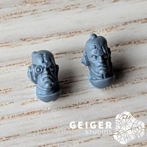 40K Agents of the Imperium | Sanctifier Kill Team | Bionic Preacher Heads 2pc - Bild 1 von 1
