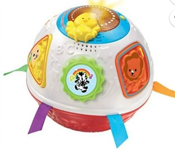 Bola de aprendizaje VTech Light and Move, roja Foto 1 de 4