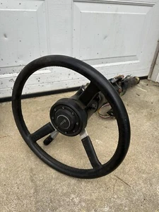 Jeep Wrangler YJ 1987-1995 Grey Manual Tilt Steering Column With Key - Picture 1 of 14