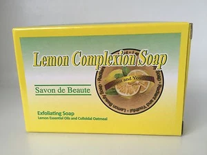 Jabón exfoliante para tez de limón Savon De Beaute con aceites esenciales de limón 125 g - Imagen 1 de 5