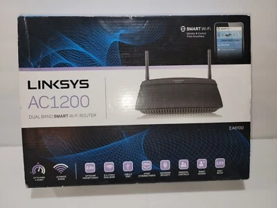 Linksys AC1200 EA6100 Dual-Band Smart Wi-fi Router - Image 1 of 3