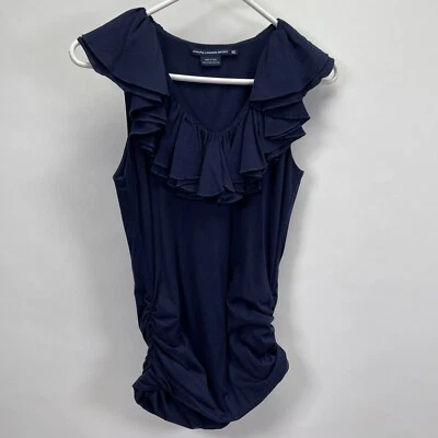 Polo Ralph Lauren Sport Volantes Frontal Top Mujer X-Small I XS Foto 1 de 4