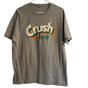 Crush Orange Soda Grey Graphic T-Shirt Gr. L - Bild 1 von 7