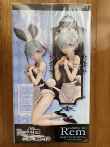 Re Zero Rem Figure Bare Legs Maid Bunny Ver. New 1/4 Scale 30cm Freeing - Picture 1 of 12