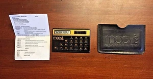 Vintage MACY'S Premier Visa Loyal Customer Pocket Calculator With Leather Case - Picture 1 of 1