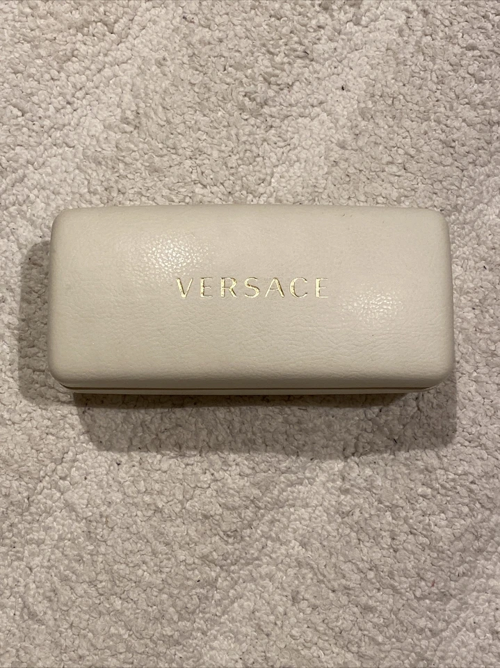 FUNDA PARA GAFAS VERSACE SIGNATURE blanca con cubierta Foto 1 de 4