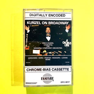 KUNZEL ON BROADWAY CASSETTE TAPE VERY RARE HTF - Picture 1 of 7