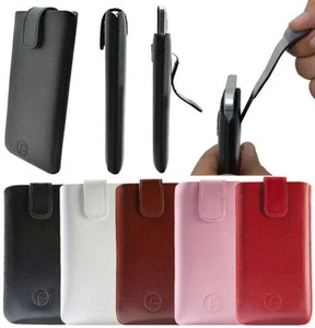 LG K3 LTE Dual Genuine Leather Case Favory Pouch Case Cover - Photo 1/6