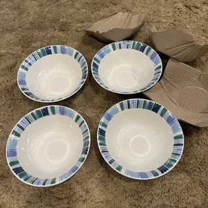 Set Of 4 New Gibson Home Orleans Cereal Bowls-Replacement Pieces-7” - Picture 1 of 5