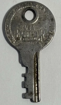 Vintage Excelsior #412 Key USED DECENT SHAPE Stanford Conn USA - Image 1 of 4