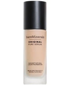 BareMinerals NUEVA Base Líquida Radiante Original Pure Serum SPF20 Fair Cool 1 - Imagen 1 de 9