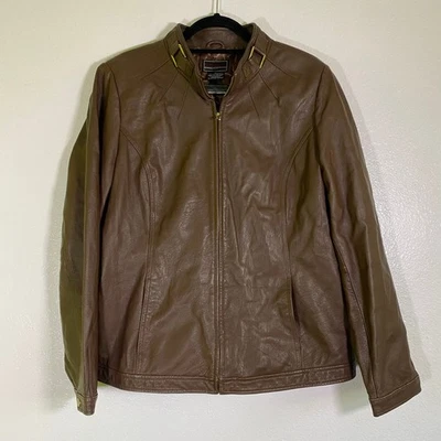 Chaqueta de cuero Bradley Bayou para mujer talla XL Foto 1 de 4
