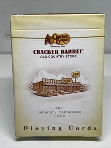 Vintage CRACKER BARREL Old Country Store Playing Cards Deck in SEALED Box - Picture 1 of 3