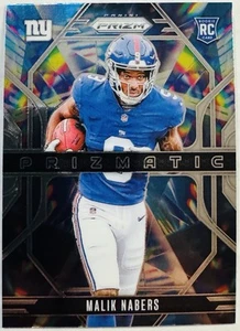 2024 Panini Prizm - Prizmatic Malik Nabers #13 Silver Prizm (RC) - Picture 1 of 2
