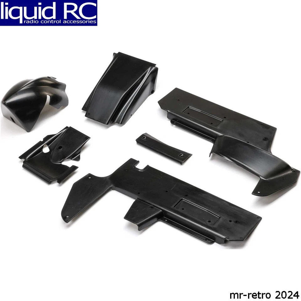 Losi -1888 Body Panel Set Black: 22S Sprint Car - Image 1 of 2