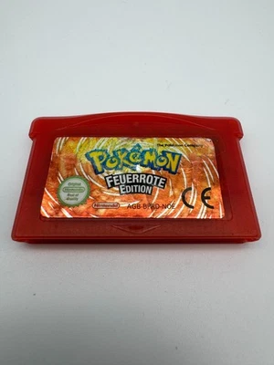 Pokemon Feuerrot GBA Feuerrote Edition GBA Fire red Gameboy Advance Original PAL - Bild 1 von 4