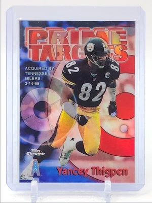 YANCEY THIGPEN 1998 TOPPS CHROME SEASON'S PRIME TARGETS REFRACTOR Q3152 - Image 1 of 2
