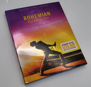 Bohemian Rhapsody Blu-ray DVD Digital Combo Pack Queen Movie Live Aid Bonus - Foto 1 di 5
