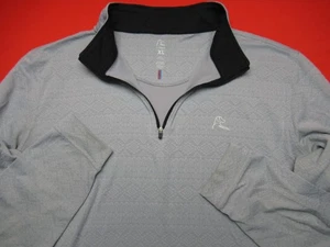 Rhoback 1/4 Zip Golf Pullover Sweater Gray *READ Mens XL - Picture 1 of 13