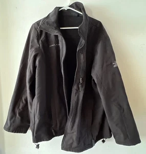 Men’s XL ZeroXposur Jacket Black Waterproof Insulated Full Zip Light Coat - Picture 1 of 8