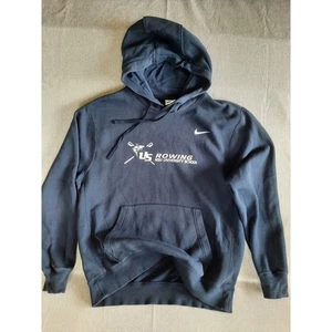 Sudadera con capucha azul marino Nike US Rowing NDU University School talla grande - Imagen 1 de 6