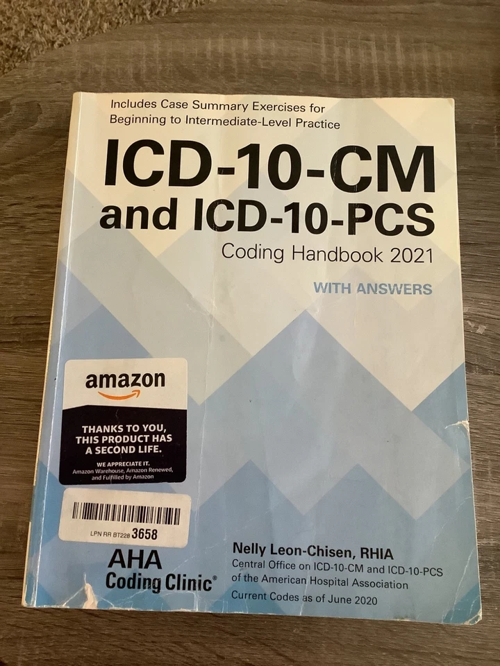 ICD-10-CM and ICD-10-PCS Coding Handbook 2021 with answers - Image 1 of 1