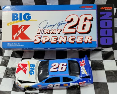 Acción 2000 Jimmy Spencer #26 Big K Mart 2000 Ford Taurus escala 1:24 banco 100007 Foto 1 de 4