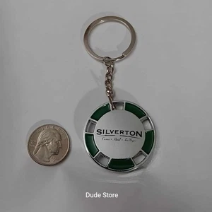Silverton Hotel Casino Las Vegas 4 foglie quadrifoglio gioco souvenir 2 pollici portachiavi - Foto 1 di 5