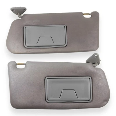 Par de parasol gris vinilo para conductor y pasajero Mitsubishi Lancer 2002-2007 Foto 1 de 4