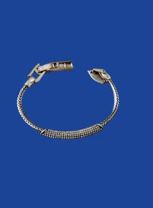 Brighton 7" Pave Clear Rhinestone Silver Tone Bracelet - Picture 1 of 9