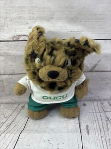 Ohio University Bobcats 8” Plush Bobcat OU Credit Union Mascot Cats Soft Cuddly - Picture 1 of 12