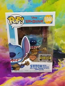Funko POP Disney Stich mit Ukulele 1044 Diamant EE exklusiv + Pop Protector - Bild 1 von 3