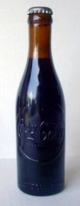 Coca-Cola 75th Anniversary Amber Commemorative Soda Bottle Jackson, Tenn. Full - Picture 1 of 14