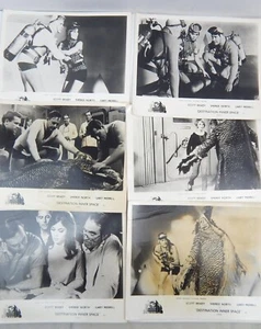 6 tarjetas de vestíbulo fotográfico de Destination Inner Space película B ciencia ficción 1966 - Imagen 1 de 6