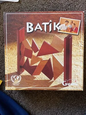 Rare Batik Wooden Puzzle Strategy Game by Gigamic 1997 Boxed 100% Complete VGC! - Image 1 of 4