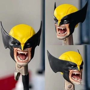 1/12 Painted Anime Wolverine Battle Head Carved Fit 6'' ML Action Figure - Picture 1 of 4