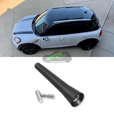 Mini Countryman R60 Bee-Sting 6 cm Nero Antenna Sportiva Albero, JCW - Immagine 1 di 4