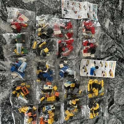 IDEAS Lot of 9 New Factory Sealed Bags from Random Sets Fire Truck &Construction - Image 1 of 4