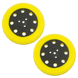 Placa de respaldo de gancho y bucle de 5" 2PK reemplaza a Bosch 2610917408 - Imagen 1 de 4