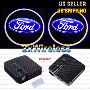 Wireless Ghost Shadow Laser Projector Logo LED Light Courtesy Door Step FORD - Picture 1 of 6