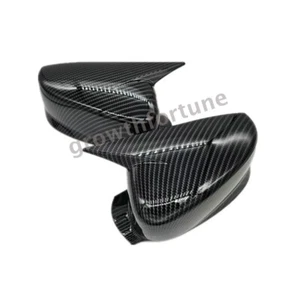 2PCS Carbon Fiber Horn Rear View Mirror Cover Cap For Honda Accord 9th 2014-2017 - Bild 1 von 8