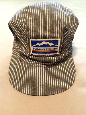 Gorra McKinley Explorer Conductors para Hombres Sombrero Azul Med Alaska Tren Cúpula EE. UU. De colección Foto 1 de 4