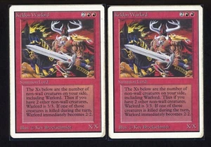 MTG Magic Gathering | Unlimited - KELDON WARLORD x 2 | free combined shipping - Picture 1 of 2
