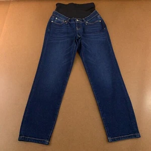 Gap Womens Maternity Size 4 True Waistband Full Panel Girlfriend Jeans New - Picture 1 of 10