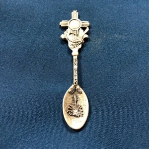 New Mexico Pewter Miniature Collectable Spoon with Roadrunner and Cactus   - Picture 1 of 5