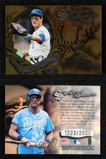 1997 Donruss Signature Series Significant Signatures /2000 George Brett Auto HOF