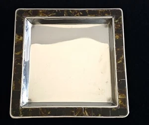 VINTAGE Ralph Lauren Cheese Board With WENTWORTH Faux Tortoise Edging  - Picture 1 of 9