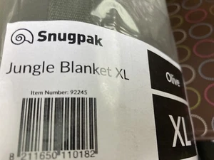 Snugpak Jungle Blanket XL Olive 92245 High Quality Durable Water Resistant Warm - Picture 1 of 2