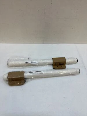 SET of 2 - Ikea OLOV Leg Adjustable 23⅝-35⅜" Steel/Poly White 102.643.02 - NEW - Image 1 of 4